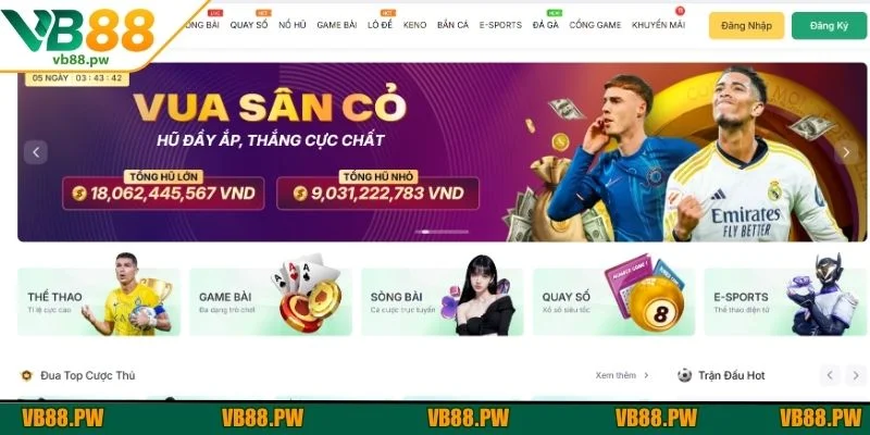 Khuyến mãi Vua sân cỏ - Nổ hũ rinh quà khủng được đông đảo người tham gia